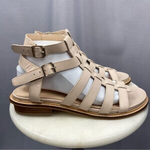 Pilcro Anthropologie Casual Gladiator Leather Strappy Sandals Size 40